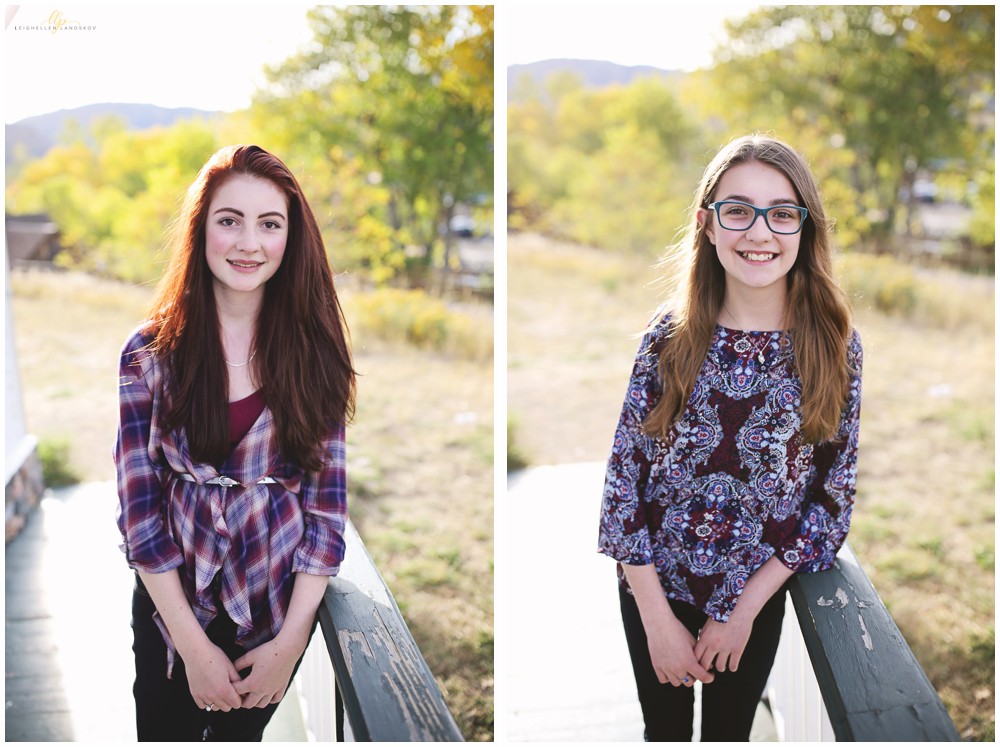 sister portraits in Golden, CO