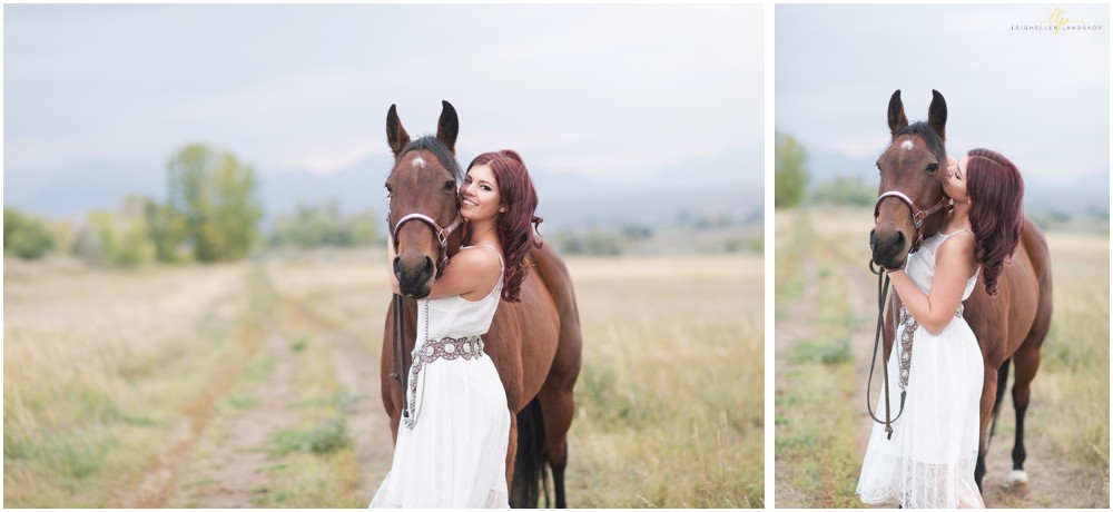 leighellen landskov photography senior session arvada colorado outdoor horse brighton fort lupton high school