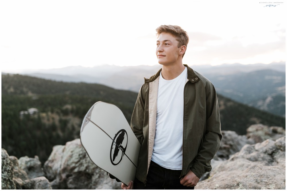 leighellen landskov photography brand ambassadors senior guy ralston valley high school boulder outdoor session snowboard